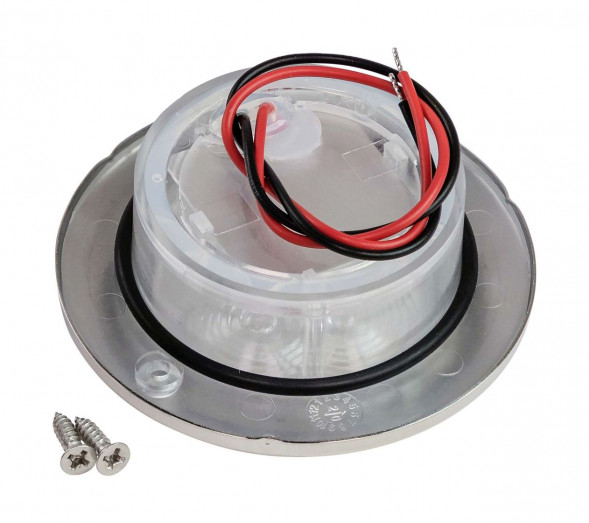 Светильник каютный светодиодный теплый белый свет, 12 В