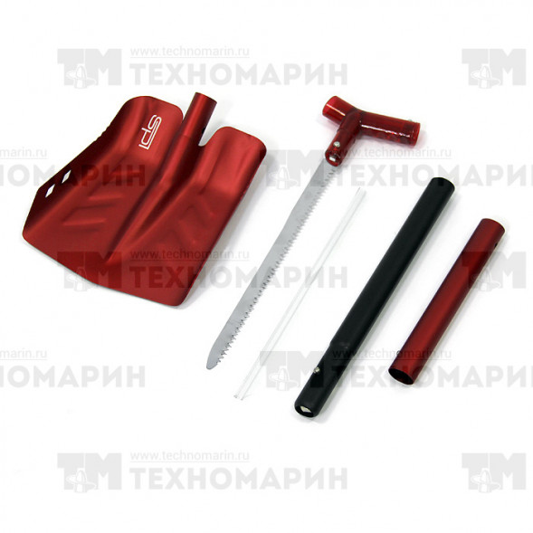 Лопата разборная с пилой (красная) SC-12500RD