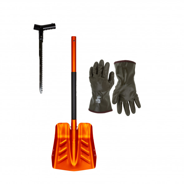 COMBO: перчатки SHOWA 282 (размер M) + Лопата с пилой Sledex+SHOWA M