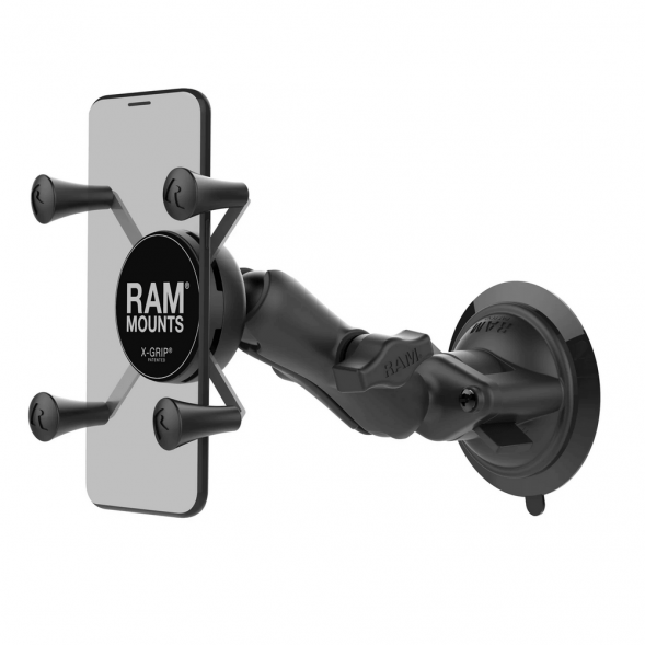 Крепление для телефона RAM  с присоской Twist-Lock и держателем X-Grip