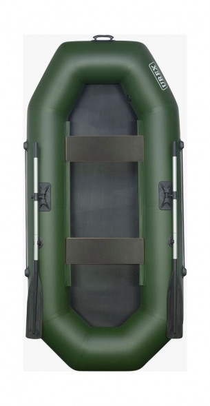 Надувная лодка ПВХ UREX 280У, зеленая