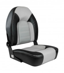 Кресло складное PREMIUM, цвет серый/темно-серый