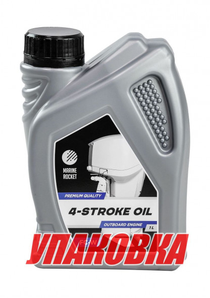 Масло 4-тактное минеральное 10W40 Marine Rocket 1 л (упаковка из 96 шт.)