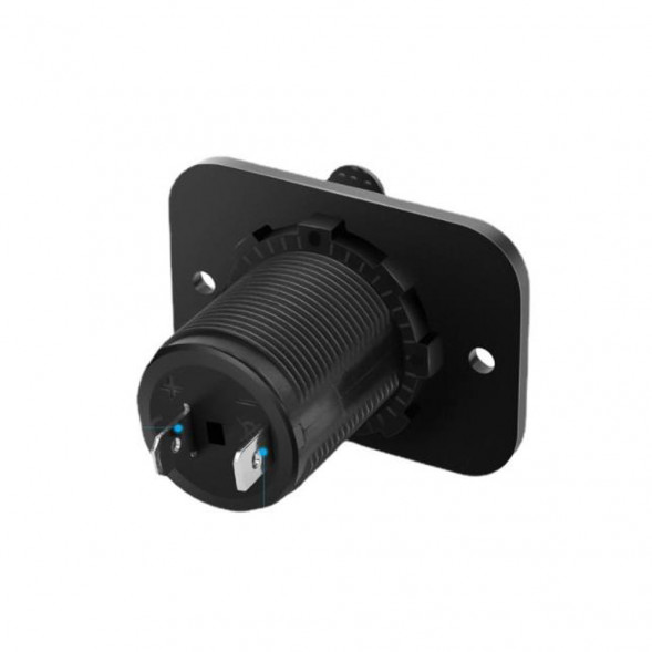 Разъем прикуривателя Skipper врезной, задняя (подкладная) панель