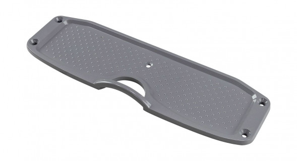 Накладка на транец внутренняя, серая, алюминиевая (упаковка из 6 шт.)