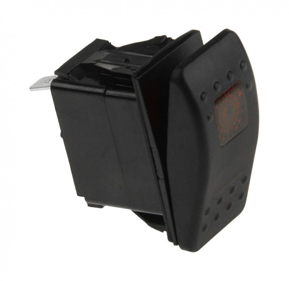 Переключатель двухпозиционный ON-ON 12 В/20А 4Р с подсветкой