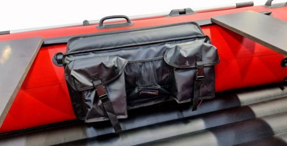 Надувная лодка ПВХ, Хантер 370 Трэвел НДНД, красный