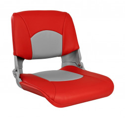 Кресло складное мягкое SKIPPER, цвет серый/красный