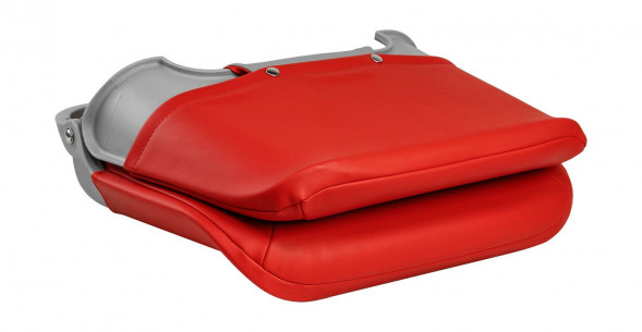 Кресло складное мягкое SKIPPER, цвет серый/красный