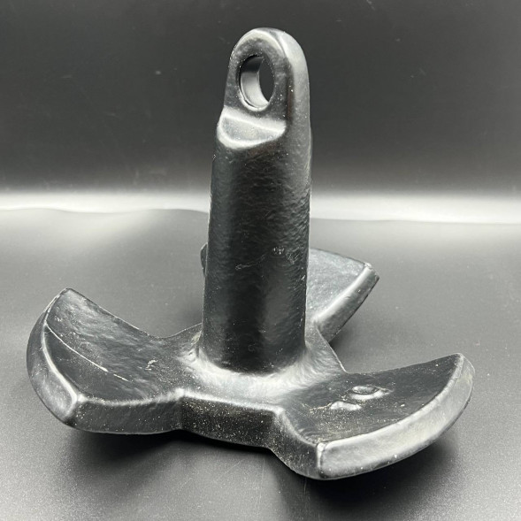 Якорь речной 3-х лепестковый (черный) с ПВХ покрытием 4.5кг (Allshine)