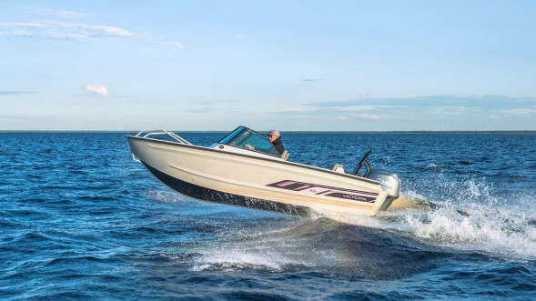 Моторная лодка, Viсtory A3, светло-серый