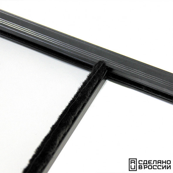 Форточка накладная со сдвижным стеклом, правая 607x334