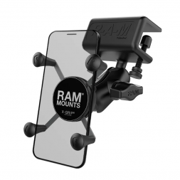 Крепление для телефона RAM  муфта 60 мм, струбцина, шары 25 мм