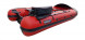 Надувная лодка ПВХ, Хантер 400 Трэвел НДНД, красный