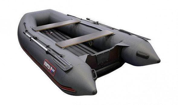 Надувная лодка ПВХ, Хантер 310 А НДНД, серый