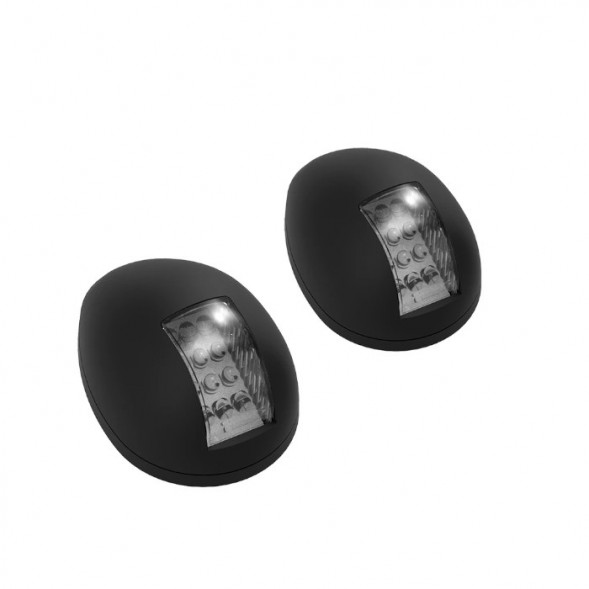 Огни бортовые светодиодные 80х56х42 мм, черный корпус