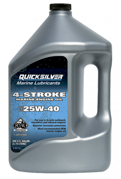 Минеральное масло QUICKSILVER 25W40, 4 л.