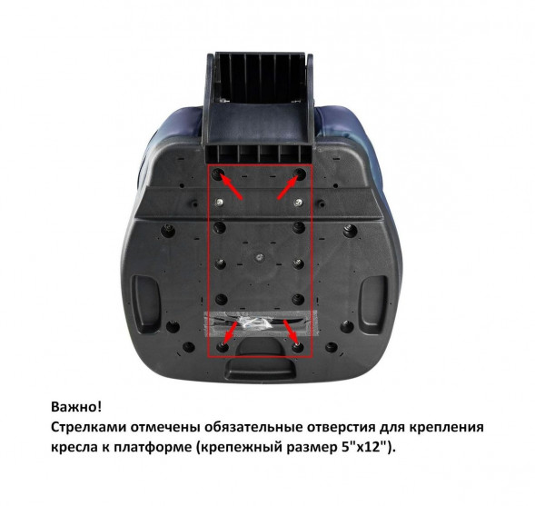 Кресло складное мягкое FISH PRO II с высокой спинкой, цвет синий/серый