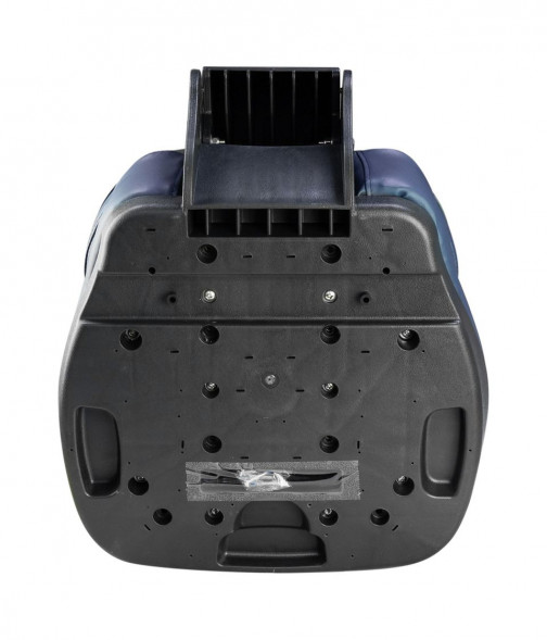 Кресло складное мягкое FISH PRO II с высокой спинкой, цвет синий/серый