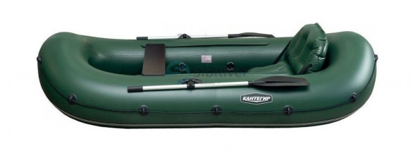 Надувная лодка ПВХ Кантегир 300 НД, зеленый, SibRiver