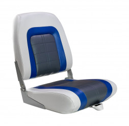 Кресло мягкое складное Special, обивка винил, цвет серый/синий/угольный, Marine Rocket