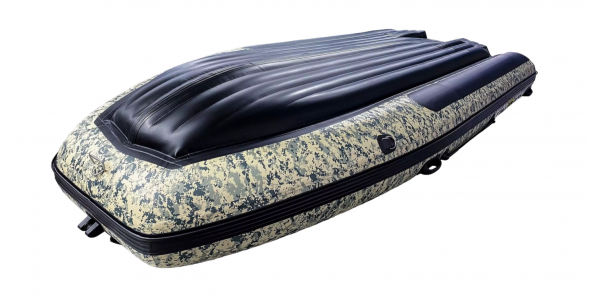 Надувная лодка ПВХ, SOLAR-420 Strela Jet tunnel, пиксель