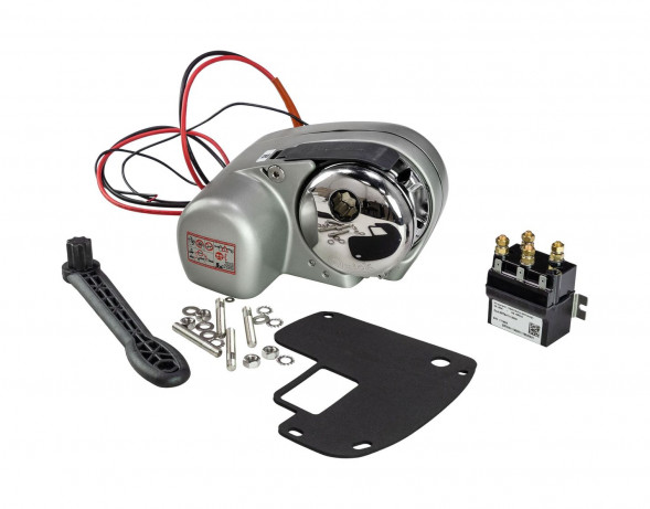 Лебедка якорная Quick Genius GP2 2000, 12 В, цепь 8мм (упаковка из 2 шт.)