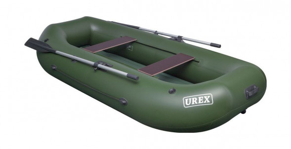 Надувная лодка ПВХ UREX-25, НД, для сплава, зеленая
