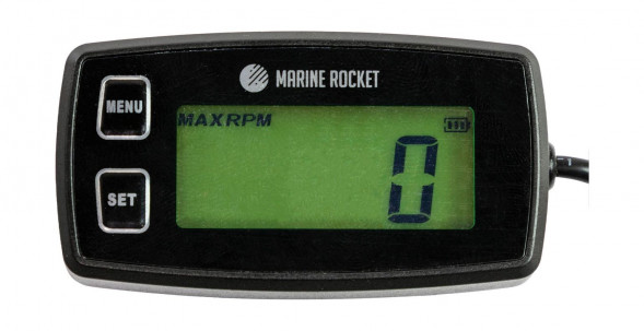 Тахометр универсальный со счетчиком моточасов с подсветкой и сменной батарейкой (упаковка из 20 шт.)