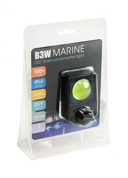 Подводный огонь со сливной пробкой, Green, AquaIDEA