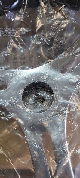 Рулевое колесо Osculati, диаметр 350 мм, цвет черный, уцененное