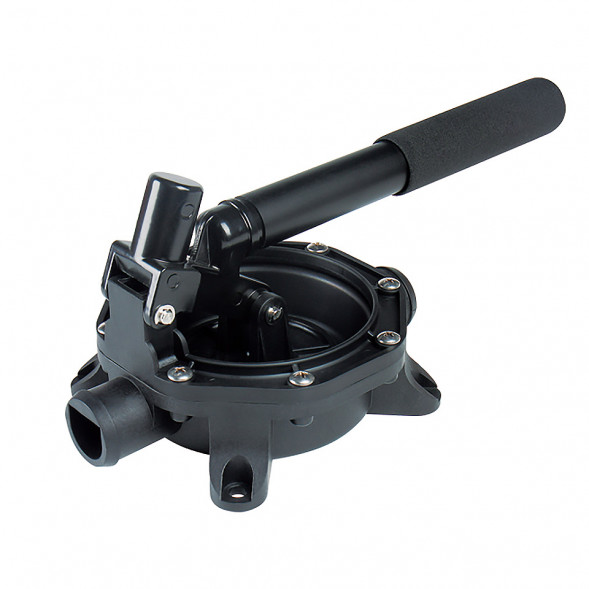 Диафрагменная ручная помпа с алюминиевой двухпозиционной рукояткой