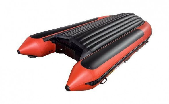 Надувная лодка ПВХ, SOLAR-420 К (Оптима), оранжевый