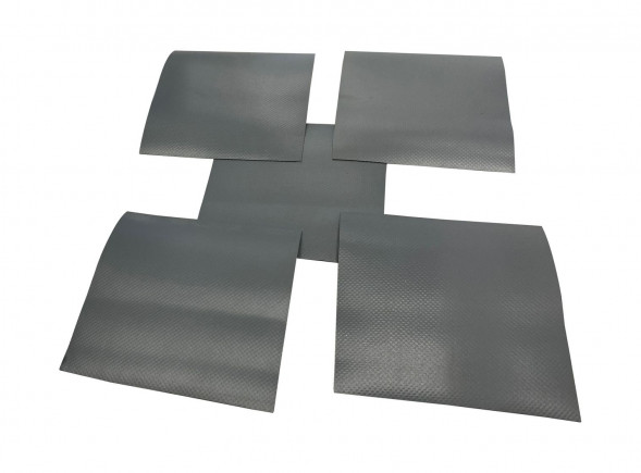 Ремкомплект лодки ПВХ (клей «KLEYBERG» 30мл,5 латок, серый)