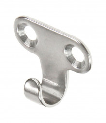 Крючок для одежды 32х12х1.5 мм, нержавеющий