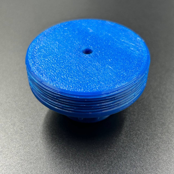 Переходник для шприца смазка QUICKSILVER и  аналогов (синий)