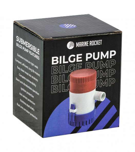 Помпа осушительная Marine Rocket, 1100GPH (4163.5 л/ч), 12 В (упаковка из 50 шт.)