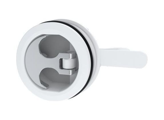 Ручка палубная потайная белая D61мм, SeaFlo