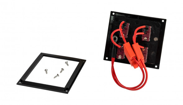 Панель бортового питания 4 переключателя, предохранители