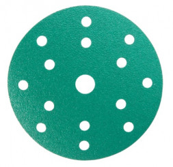 Диск шлифовальный DC341 Film Green  150 мм; 15 отверстий; Р1500