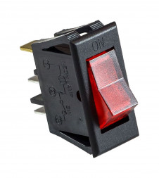 Переключатель двухпозиционный ON-OFF 12 В/15 А, 3P