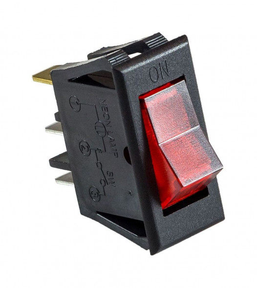 Переключатель двухпозиционный ON-OFF 12 В/15 А, 3P