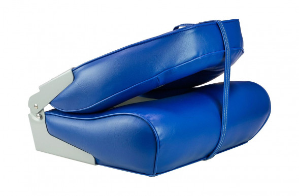 Кресло мягкое складное, обивка винил, цвет синий/серый, Marine Rocket (упаковка из 4 шт.)