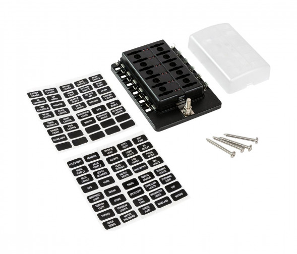 Блок на 12 предохранителей, Marine Rocket (упаковка из 6 шт.)