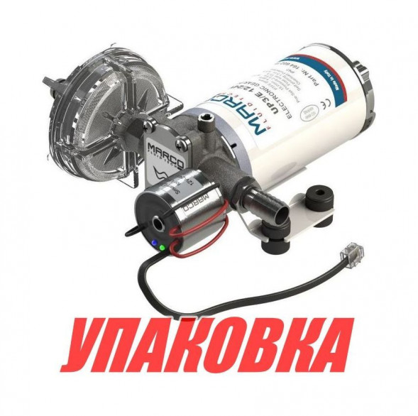 Помпа водоподающая шестеренчатая Marco UP3/E, 12/24 В, 15 л/мин, 36 PSI (2.5 бар) (упаковка из 2 шт.)