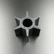 Крыльчатка помпы охлаждения Yamaha 75-90 (WUHU)