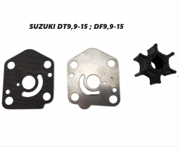 Ремкомплект помпы охлаждения Suzuki DT9.9-15, DF9.9-15 (Без Шпонки) (RT)