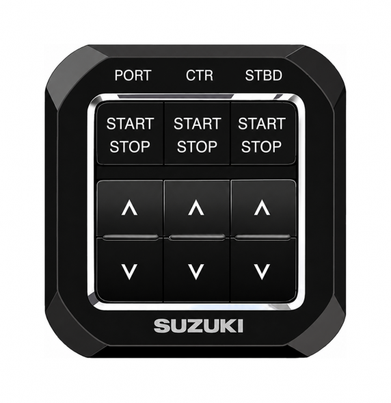 Панель с кнопками Start/Stop, три мотора, New