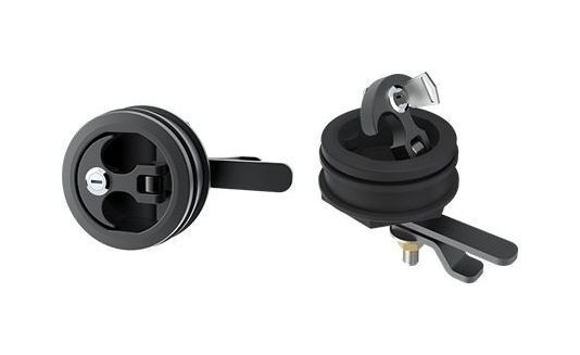 Ручка палубная потайная черная D61мм, SeaFlo