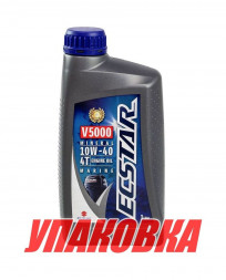 Масло ECSTAR Suzuki Marine V5000 4T SAE 10W40, 1 л, минеральное (упаковка из 96 шт.)